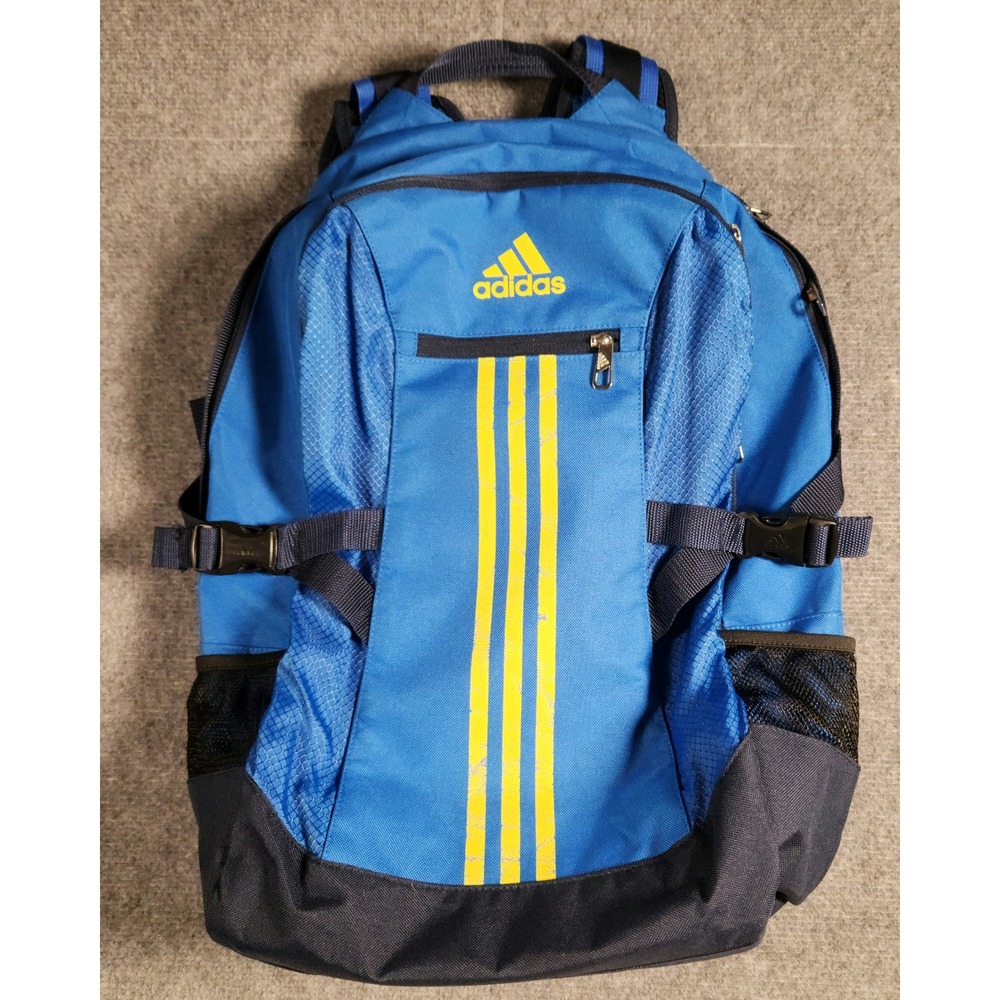 Adidas Backpack Unisex Blue Z30863 LoadSpring Climacool Striped EXCELLENT